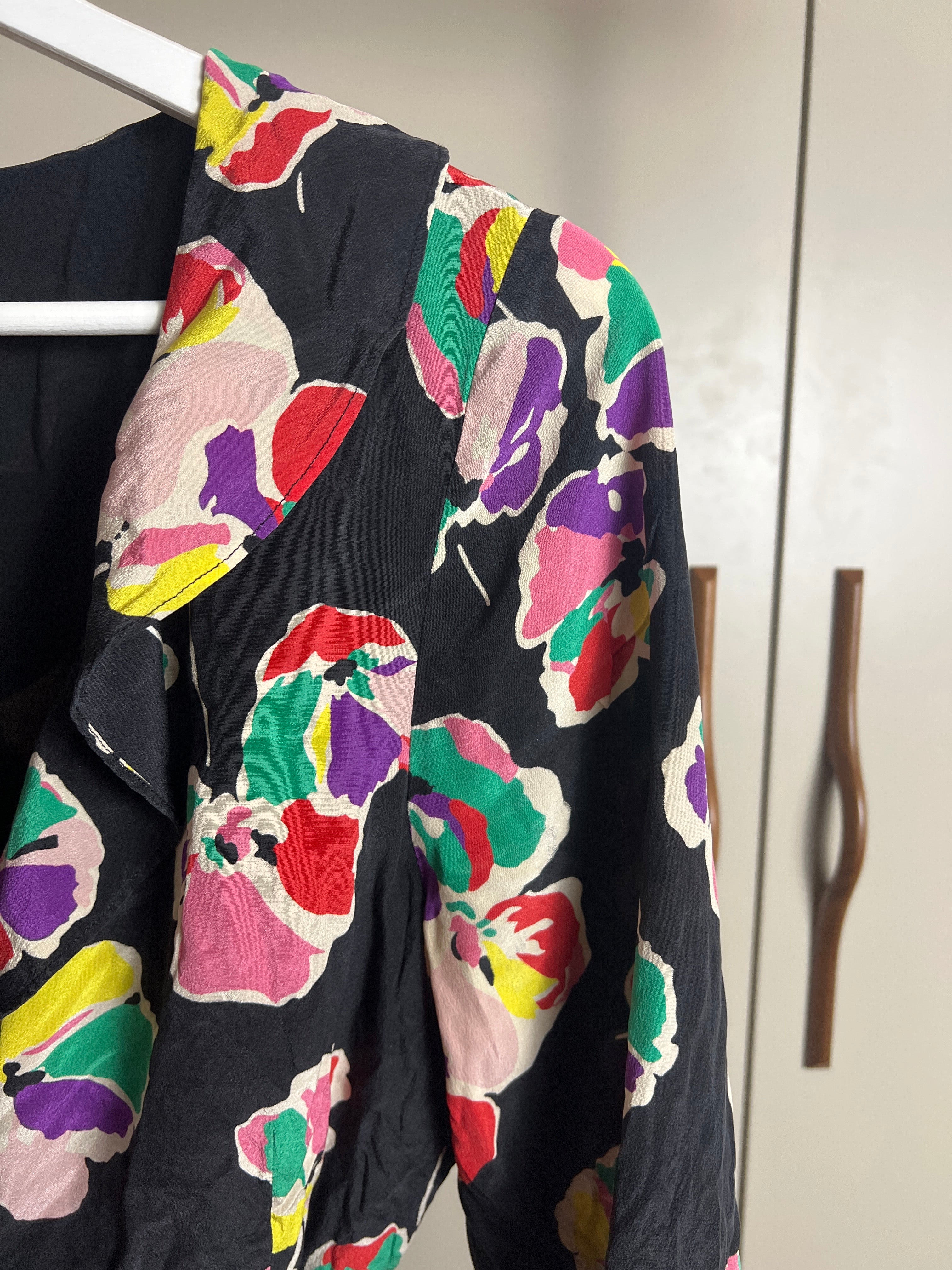 Robe portefeuille fleurie Sézane — Encore Lyon