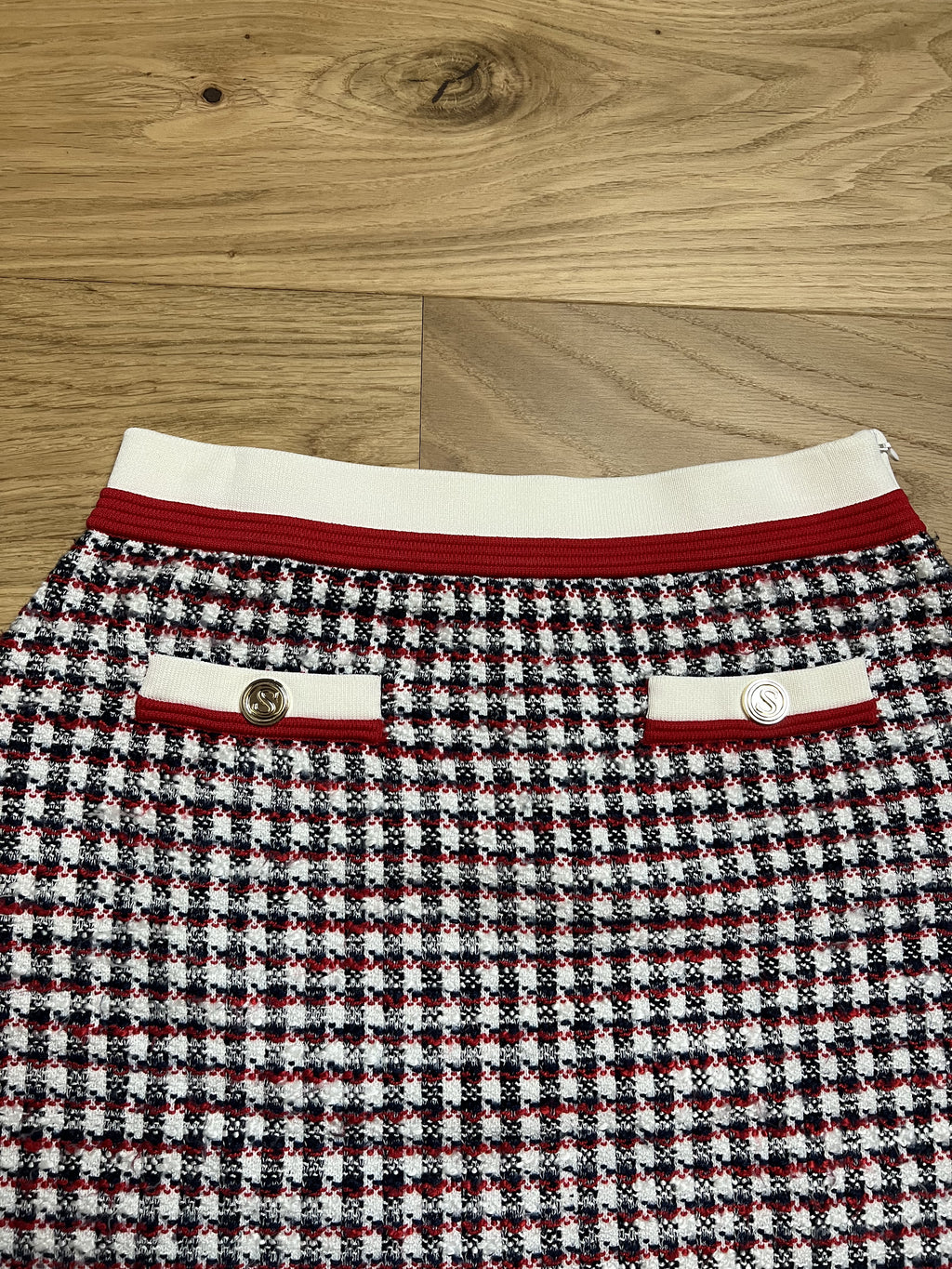 Mini-jupe Sandro en tweed chic — Encore Lyon
