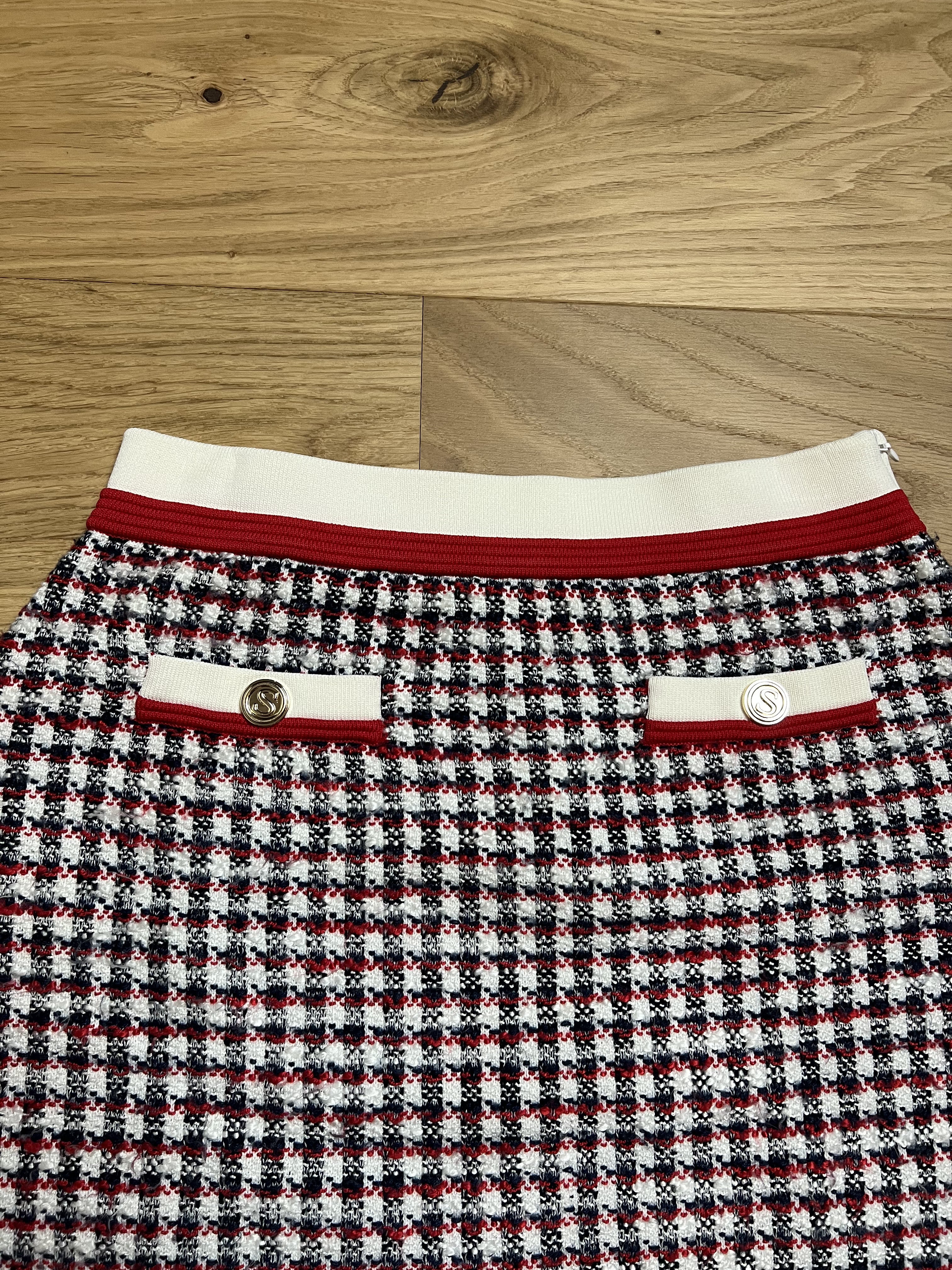 Mini-jupe Sandro en tweed chic — Encore Lyon