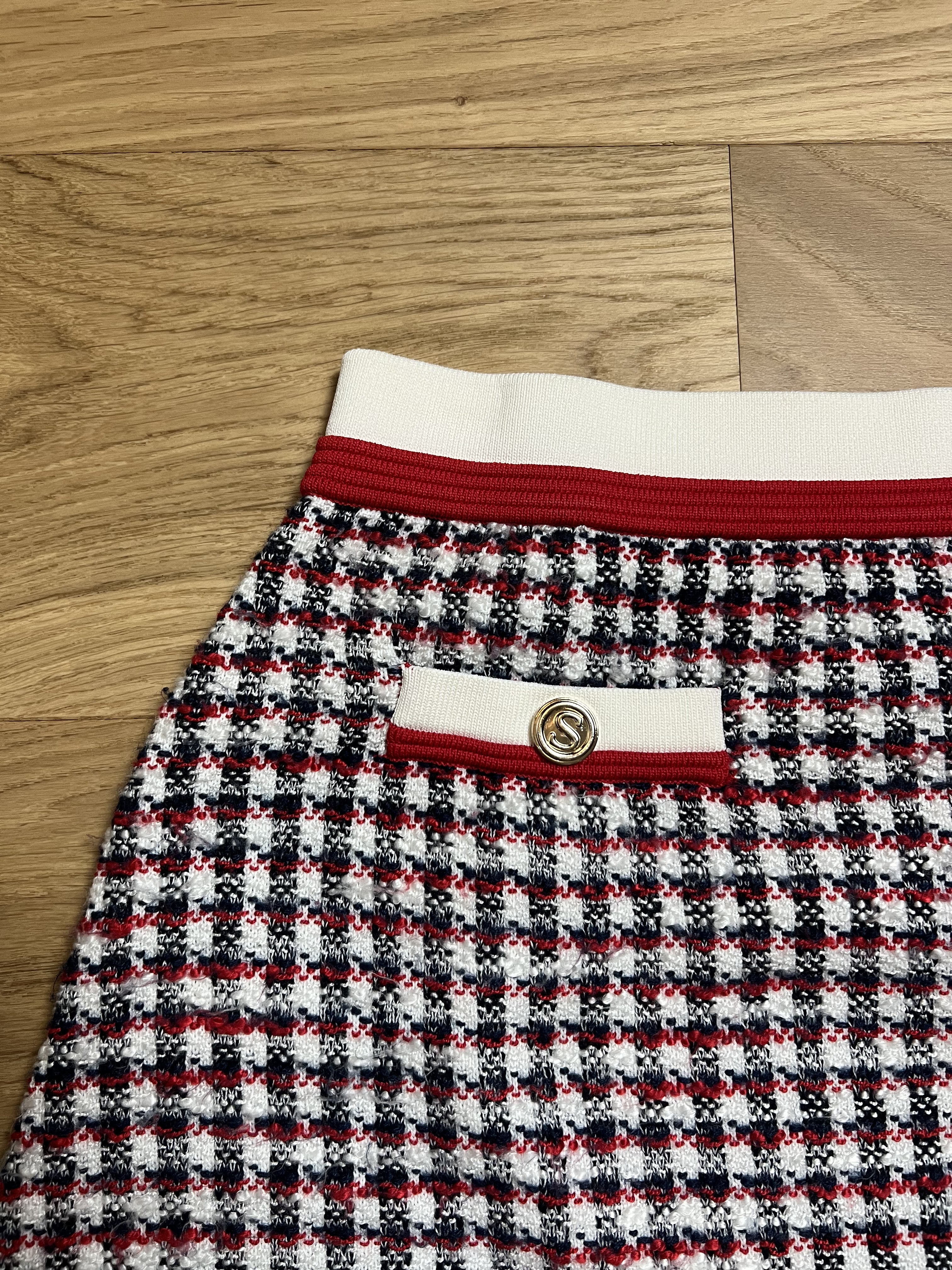 Mini-jupe Sandro en tweed chic — Encore Lyon
