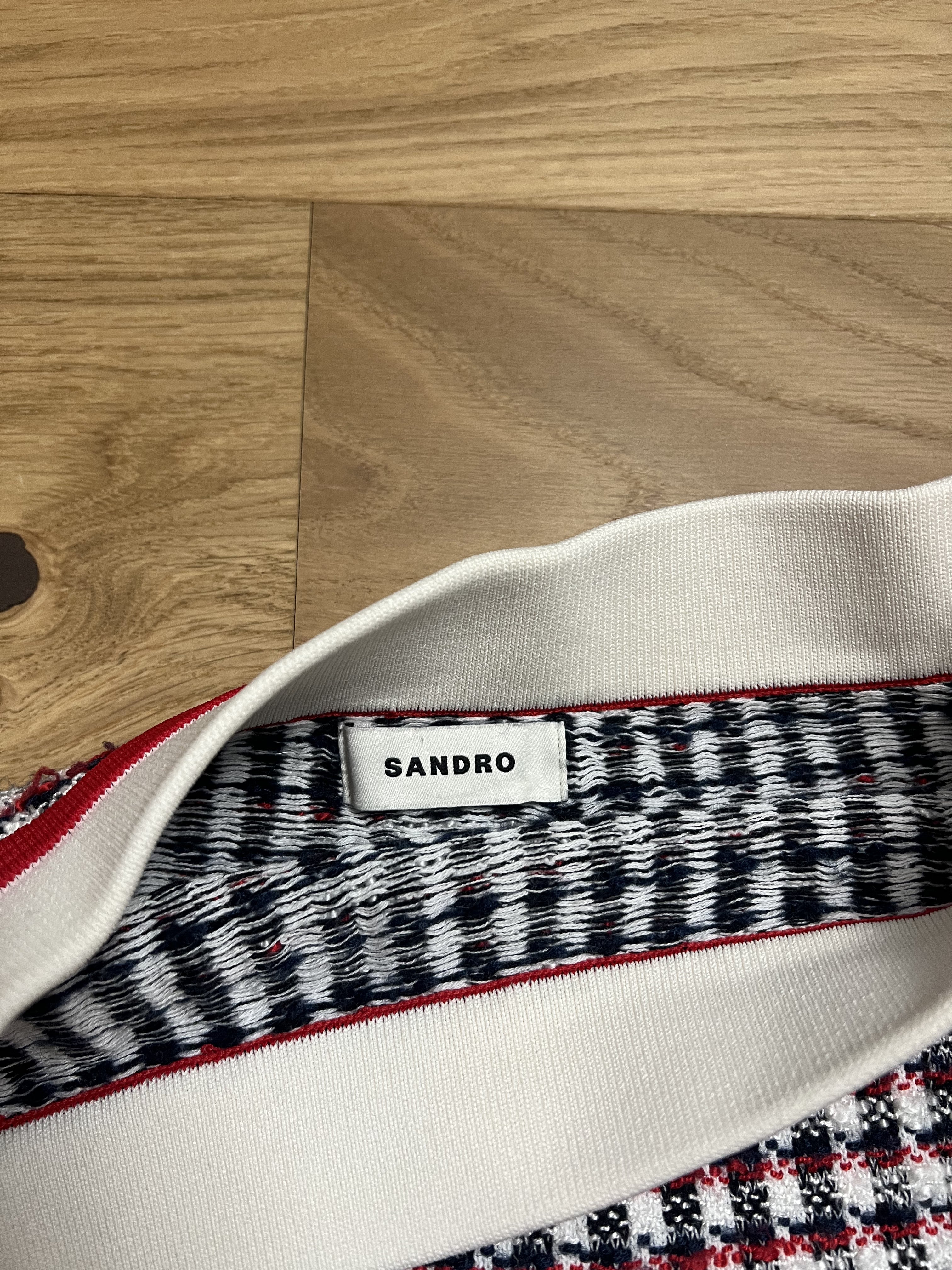 Mini-jupe Sandro en tweed chic — Encore Lyon