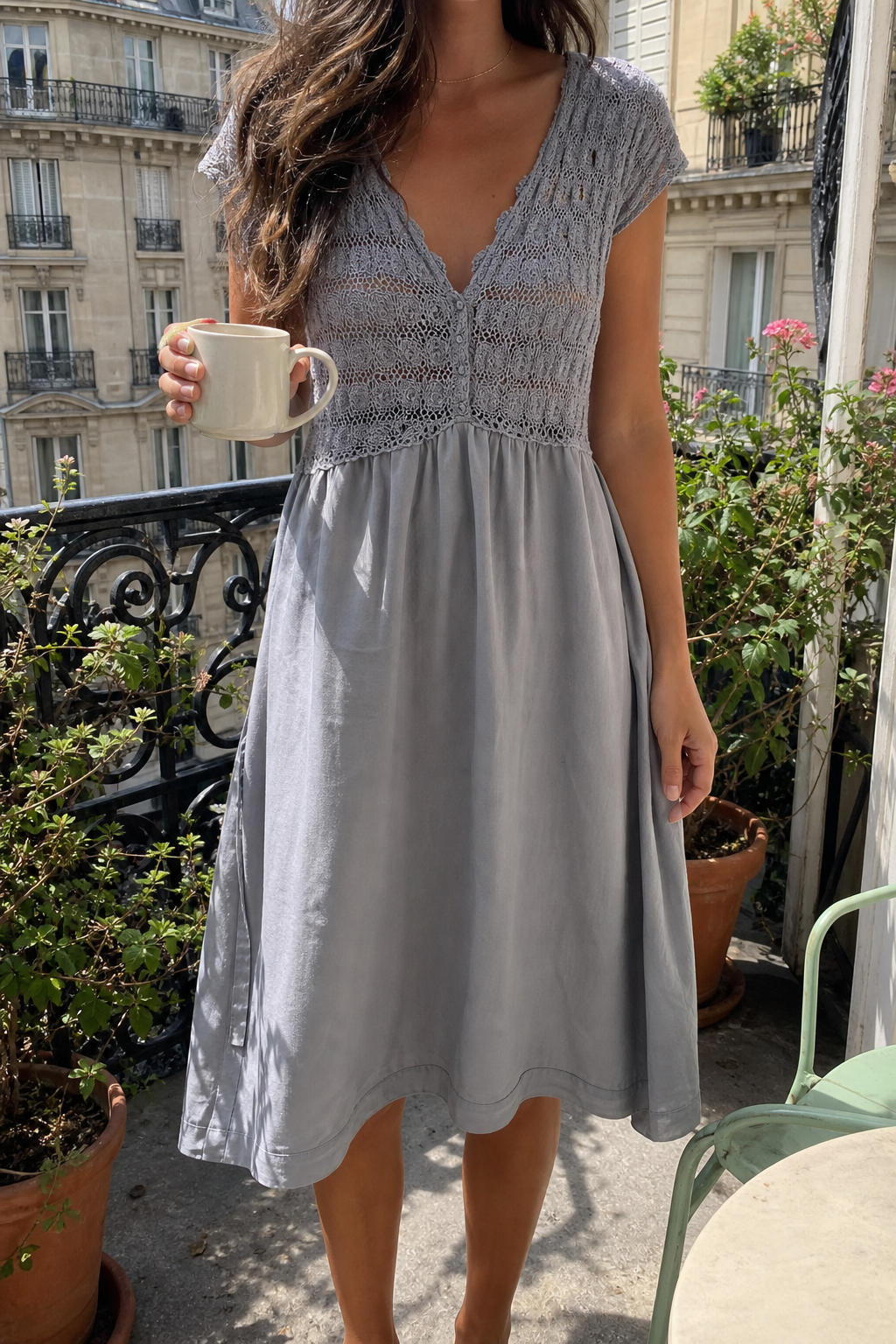 Robe d'été Sandro en dentelle — Encore Lyon