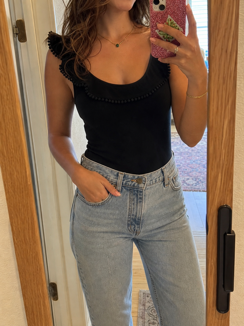 Body Débardeur bleu marine Sezane — Encore Lyon