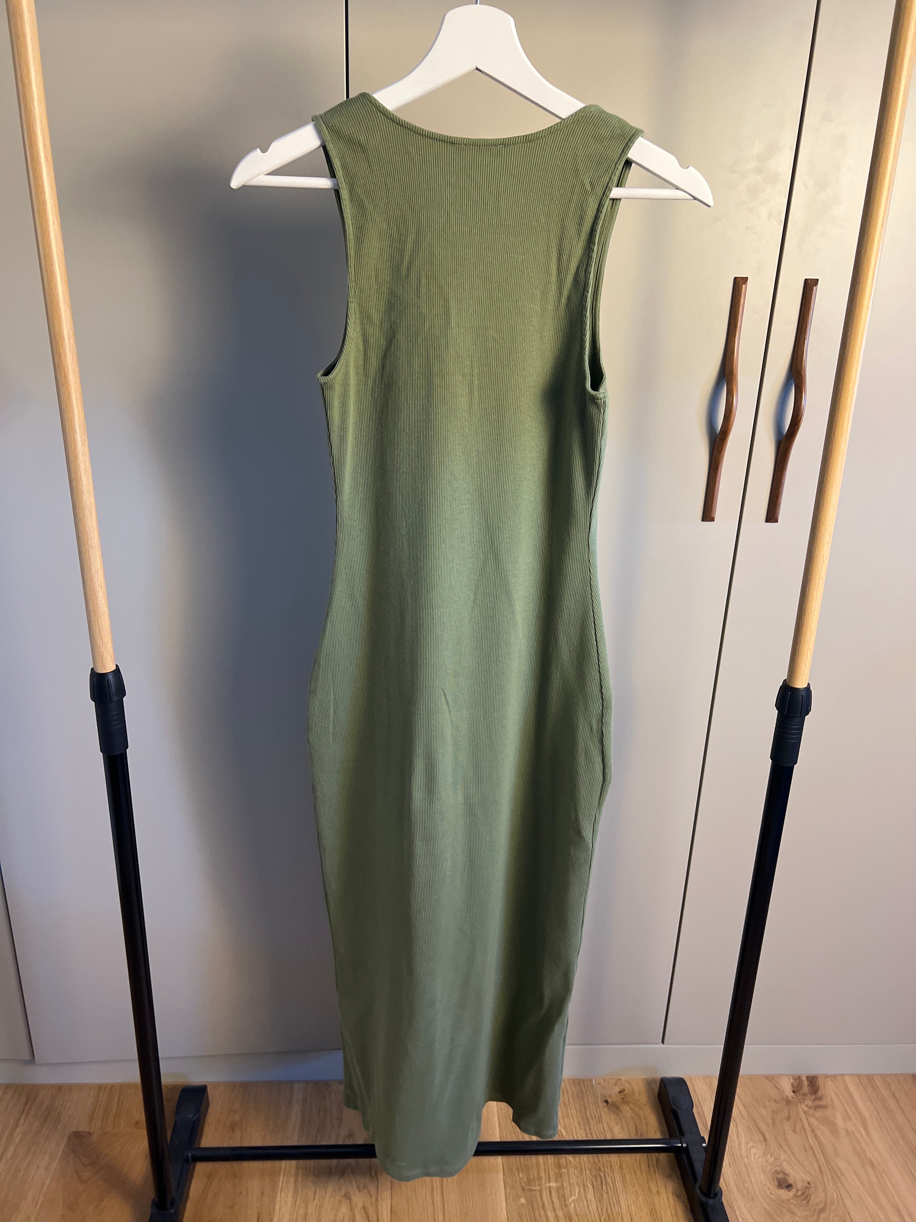 Robe Fabiola vert sauge — Encore Lyon