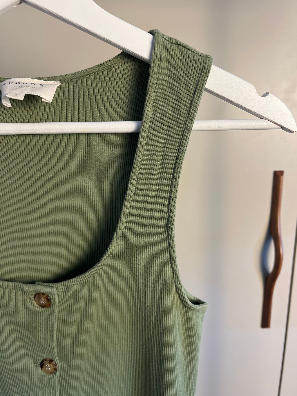 Robe Fabiola vert sauge — Encore Lyon