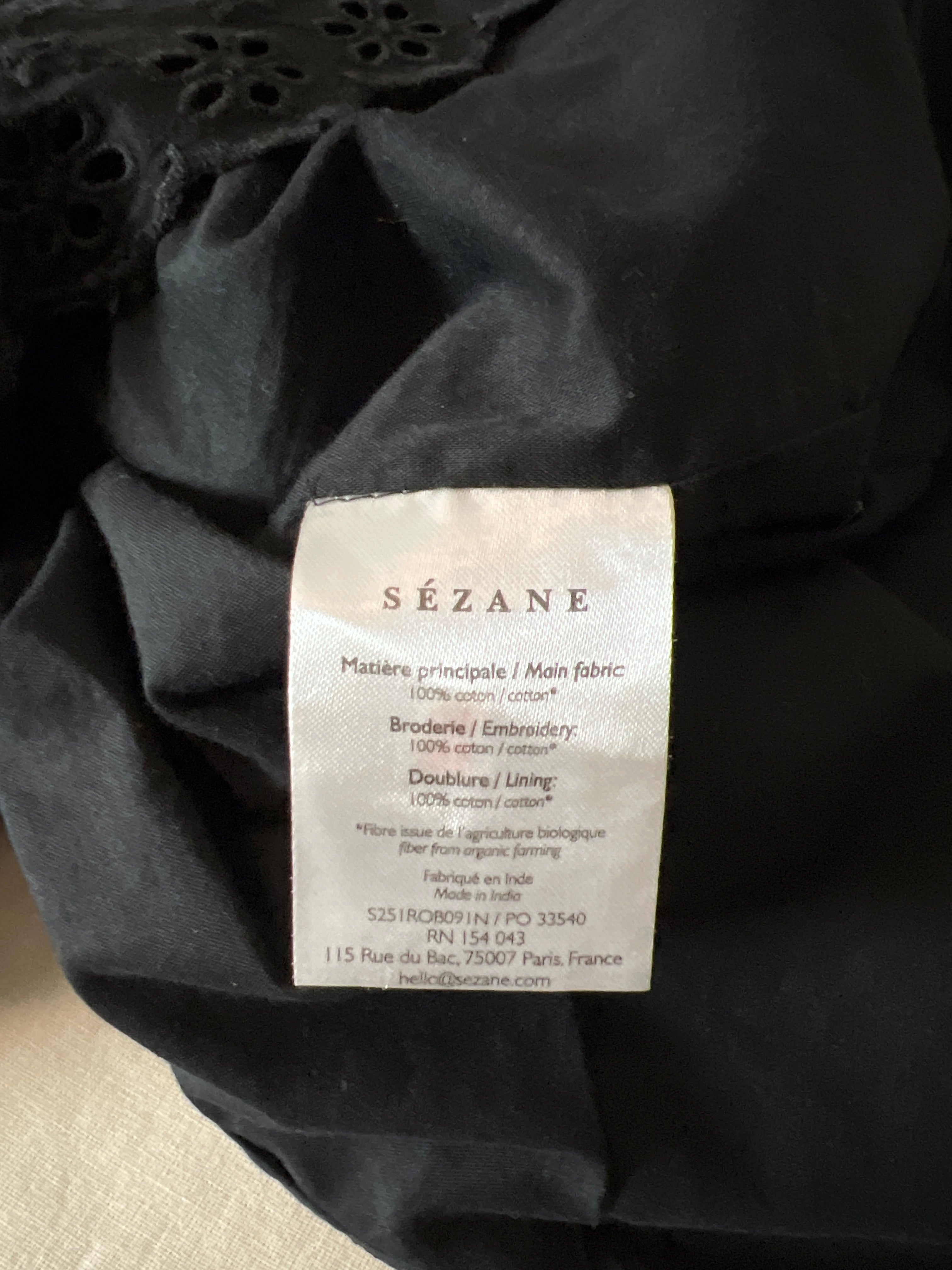 Robe midi brodée Sézane Pearline — Encore Lyon
